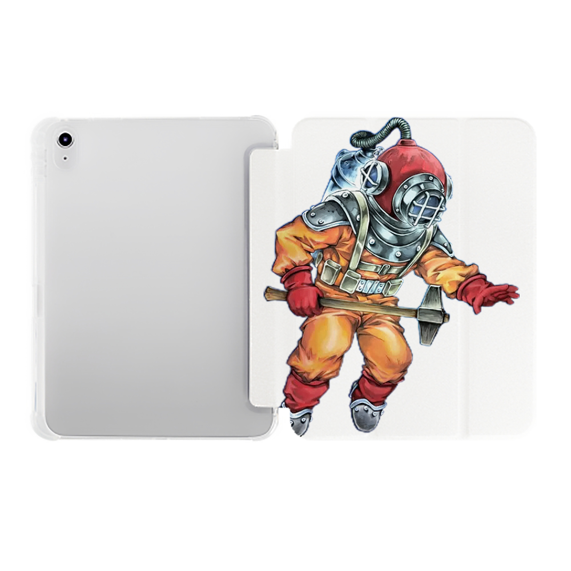 （画像用） 遊☆戯☆王 Yu-Gi-Oh! IPad ケース ペン収納付き 三つ折りスタンド PUレザー×シリコン 対応機種9.5/10.5/10.9インチ